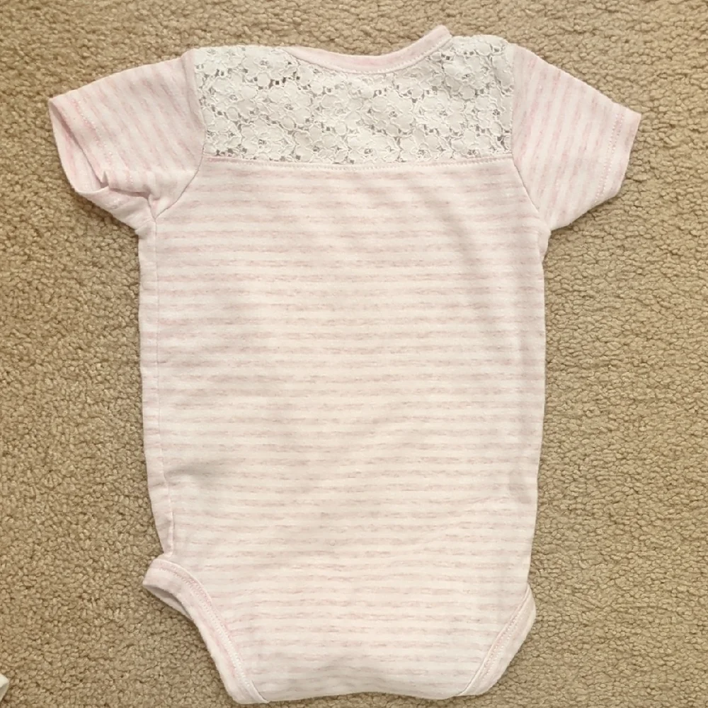 Carter's Pink and White/Flamingo Bodysuits